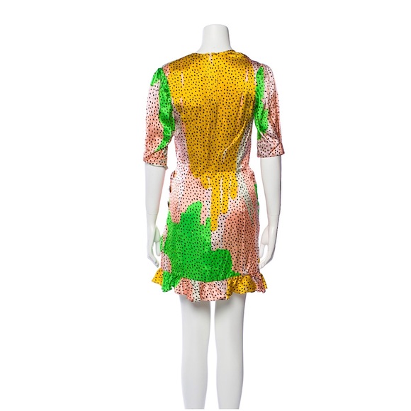 De La Vali Shanna Havanna Silk Wrap Dress - Picture 14 of 16